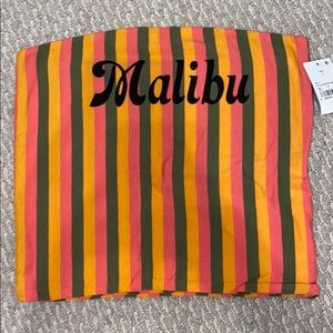 Malibu stripped Tube top